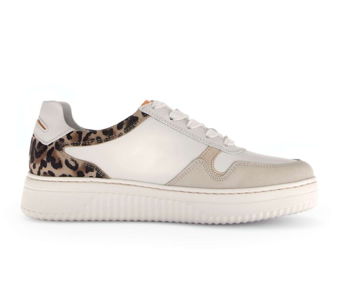 Gabor Sneaker Low Beige - Materialmix Leder