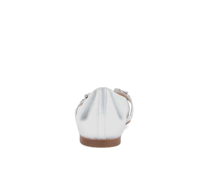 Gabor Eleganter Ballerina Silber - Effektleder