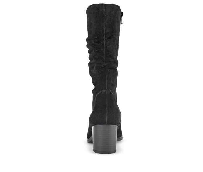 Gabor Elegante Stiefelette Schwarz - Rauleder