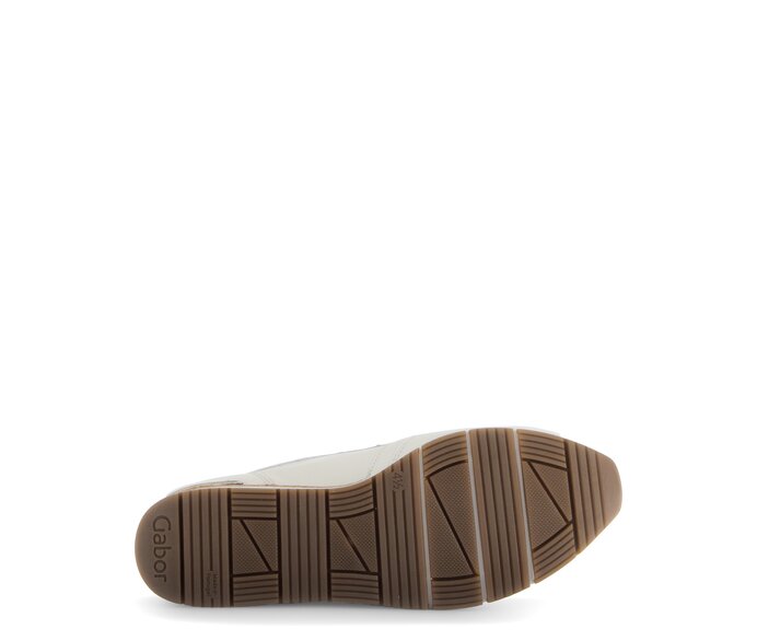 Gabor Sneaker Low Weiß - Materialmix Leder