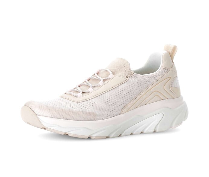 Gabor Sneaker Low Beige - Materialmix Leder/Lederimitat