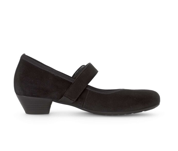 Gabor Spangenpumps Schwarz - Rauleder