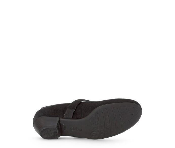 Gabor Spangenpumps Schwarz - Rauleder