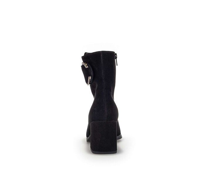 Gabor Elegante Stiefelette Schwarz - Rauleder