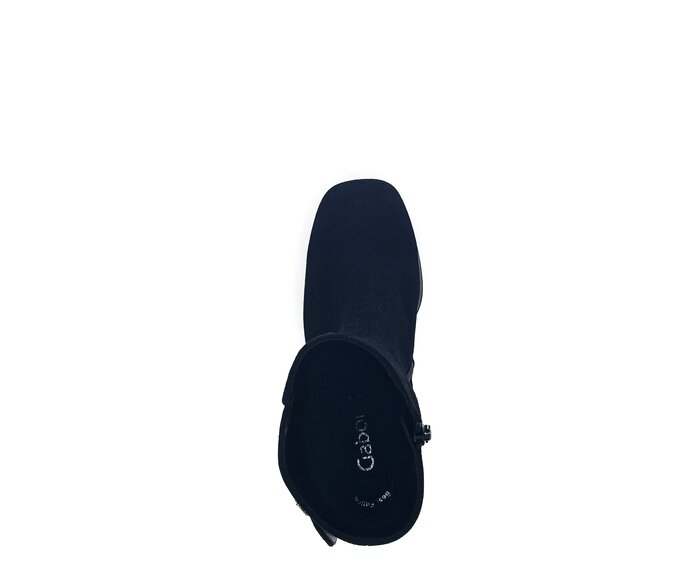 Gabor Elegante Stiefelette Schwarz - Rauleder