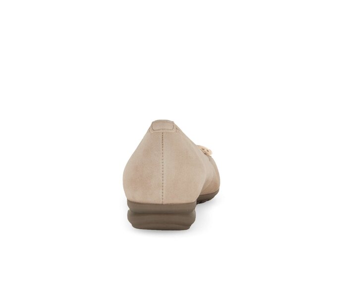 Gabor Sportliche Ballerina Beige - Rauleder