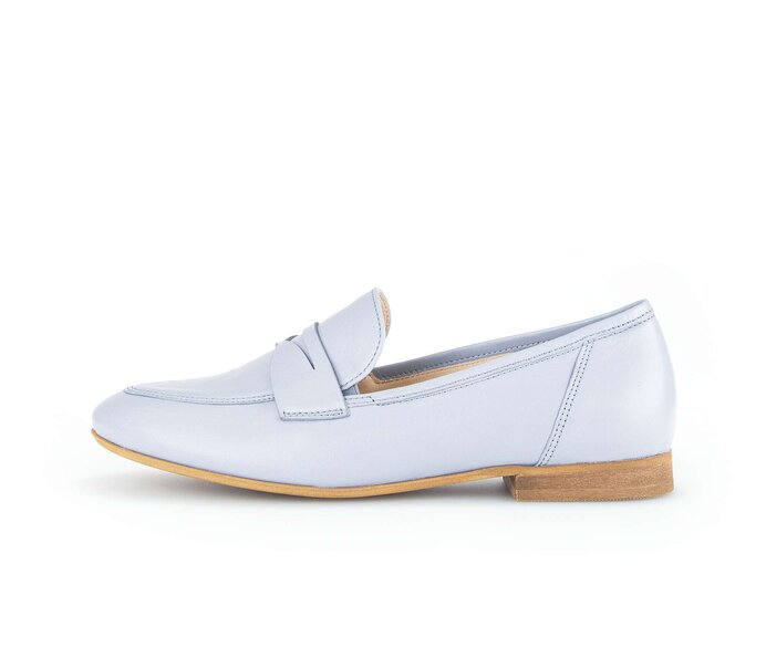 Gabor Slipper Blau - Glattleder