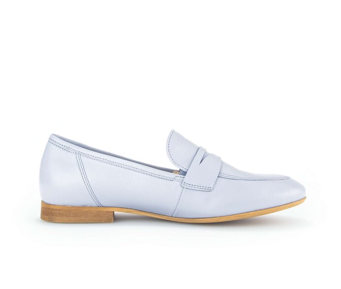 Gabor Slipper Blau - Glattleder