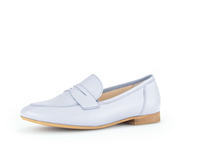 Gabor Slipper Blau - Glattleder