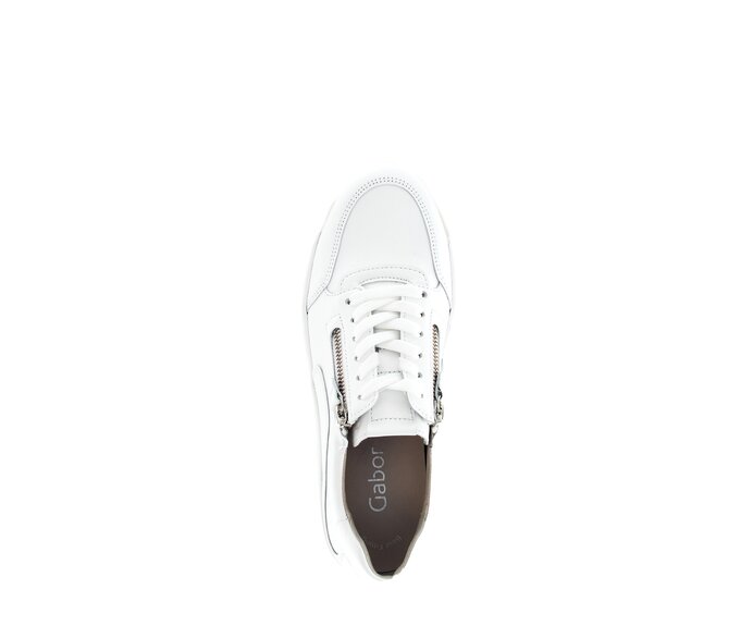 Gabor Sneaker Low Weiß - Glattleder