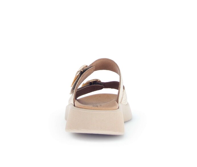 Gabor Pantolette Gold - Glattleder