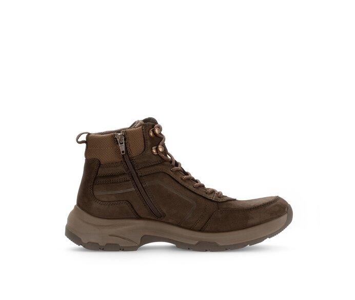 Pius Gabor Sportlicher Stiefel Braun - Materialmix Leder/Textil