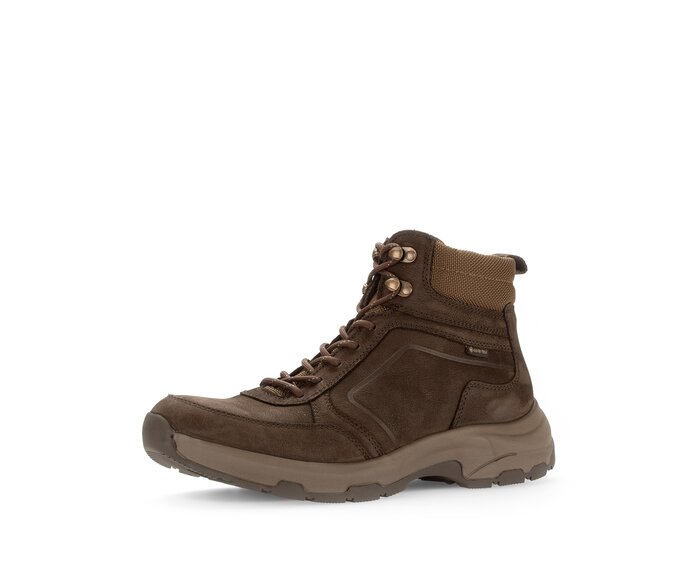 Pius Gabor Sportlicher Stiefel Braun - Materialmix Leder/Textil