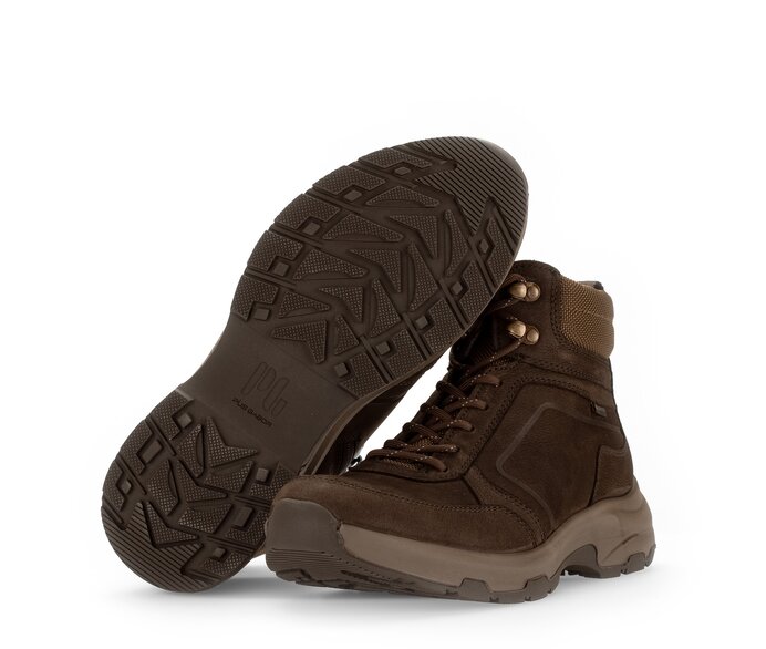 Pius Gabor Sportlicher Stiefel Braun - Materialmix Leder/Textil