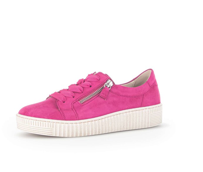 Gabor Sneaker Low Pink - Rauleder