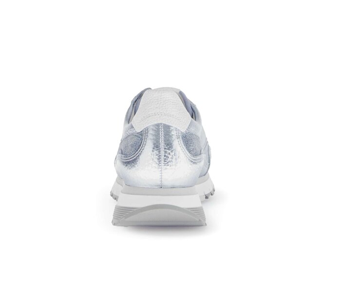 Gabor Sneaker Low Blau - Materialmix Leder