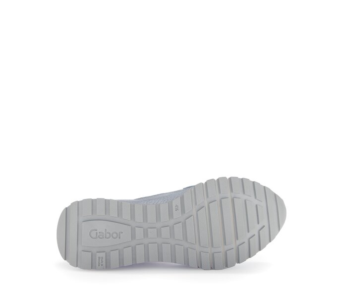 Gabor Sneaker Low Blau - Materialmix Leder