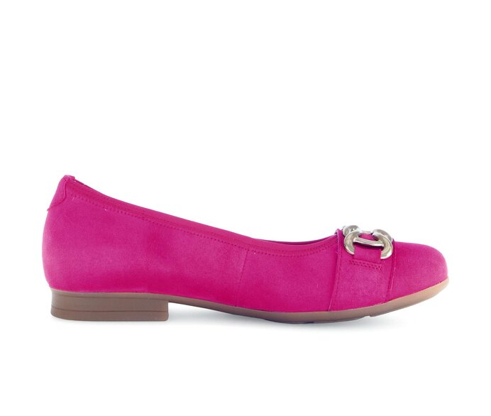 Gabor Eleganter Ballerina Pink - Rauleder