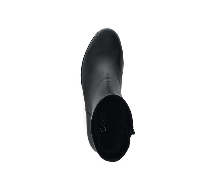 Gabor Plateau Stiefelette Schwarz - Glattleder