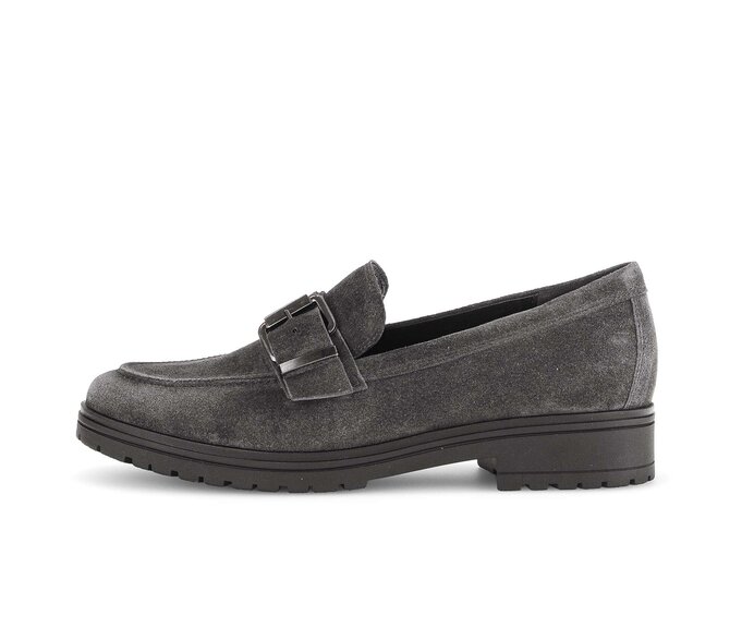 Gabor Loafer Grau - Rauleder