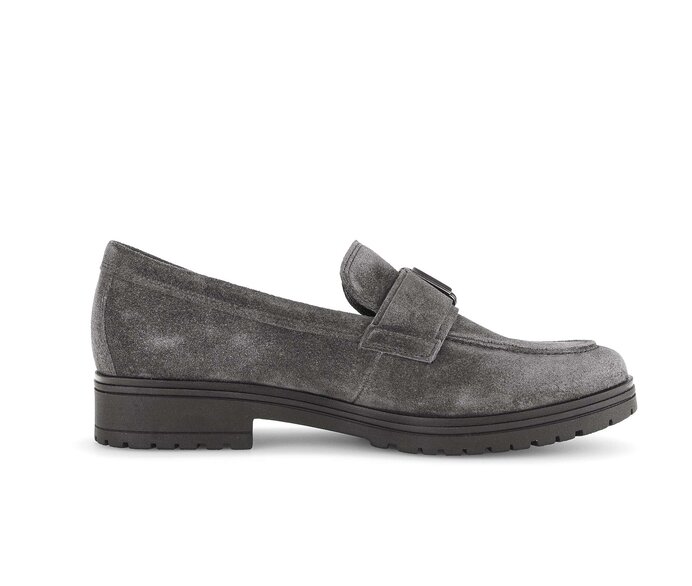 Gabor Loafer Grau - Rauleder