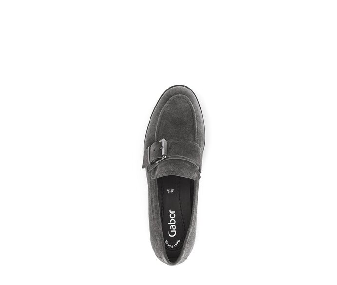 Gabor Loafer Grau - Rauleder