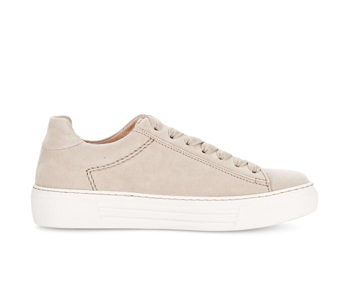 Gabor Sneaker Low Beige - Rauleder