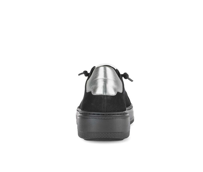 Gabor Sneaker Low Schwarz - Materialmix Leder