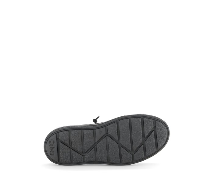 Gabor Sneaker Low Schwarz - Materialmix Leder