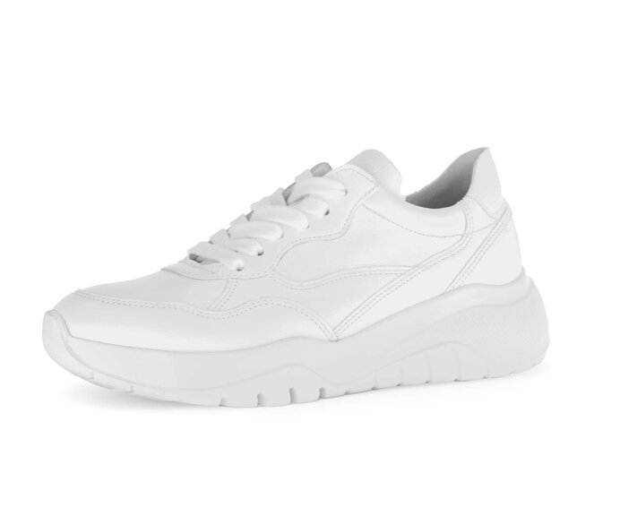 Gabor Sneaker Low Weiß - Glattleder