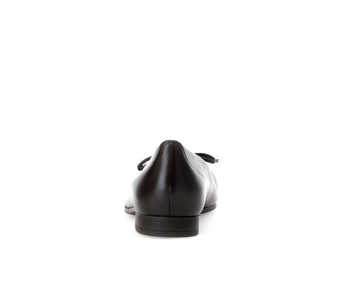 Gabor Eleganter Ballerina Schwarz - Glattleder