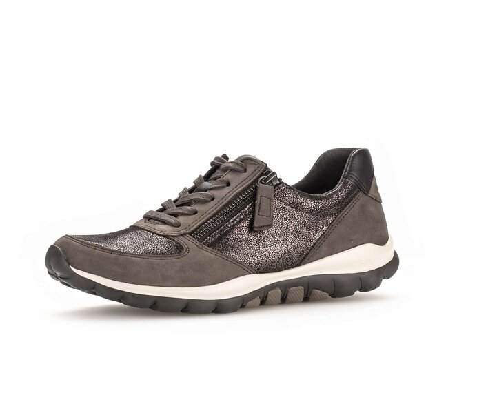 Gabor Sneaker Low Braun - Materialmix Leder
