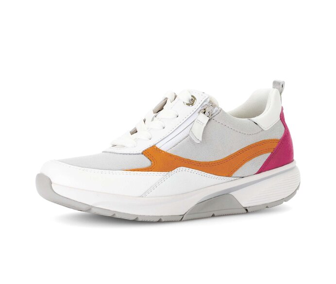Gabor Sneaker Low Weiß - Materialmix Leder/Lederimitat
