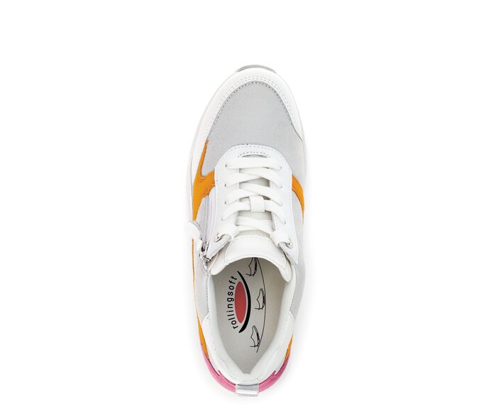 Gabor Sneaker Low Weiß - Materialmix Leder/Lederimitat