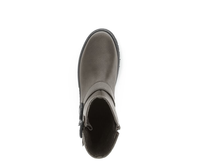 Gabor Biker Boots Schwarz - Glattleder
