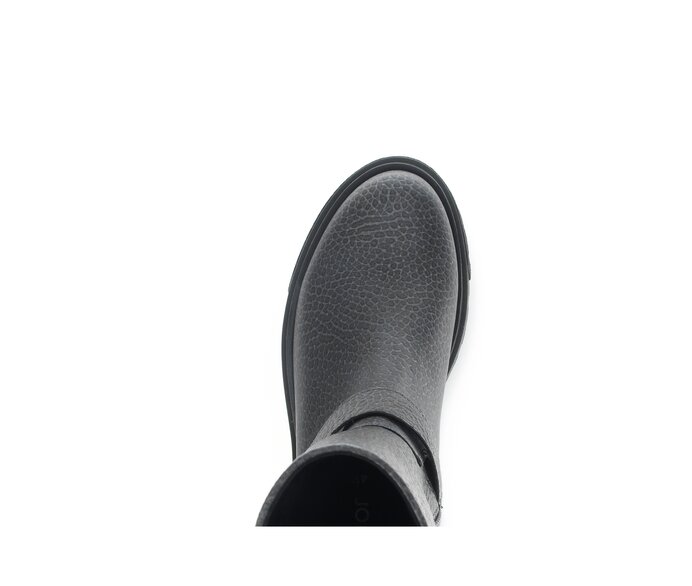 Gabor Biker Boots Silber - Effektleder