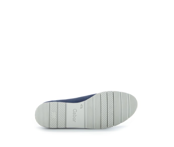 Gabor Sportliche Ballerina Blau - Rauleder