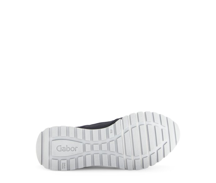 Gabor Sneaker Low Blau - Materialmix Leder