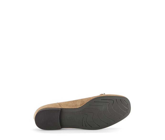 Gabor Eleganter Ballerina Braun - Rauleder