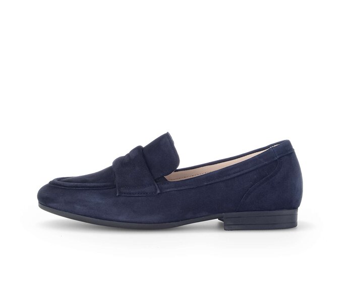 Gabor Slipper Blau - Rauleder