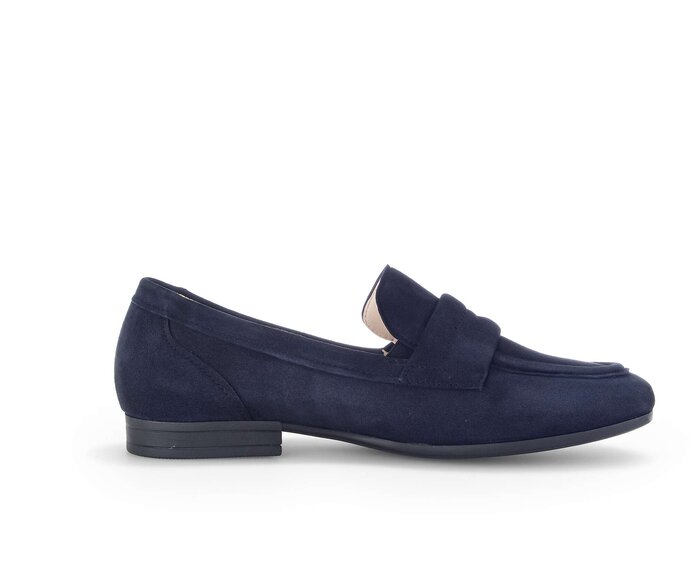 Gabor Slipper Blau - Rauleder