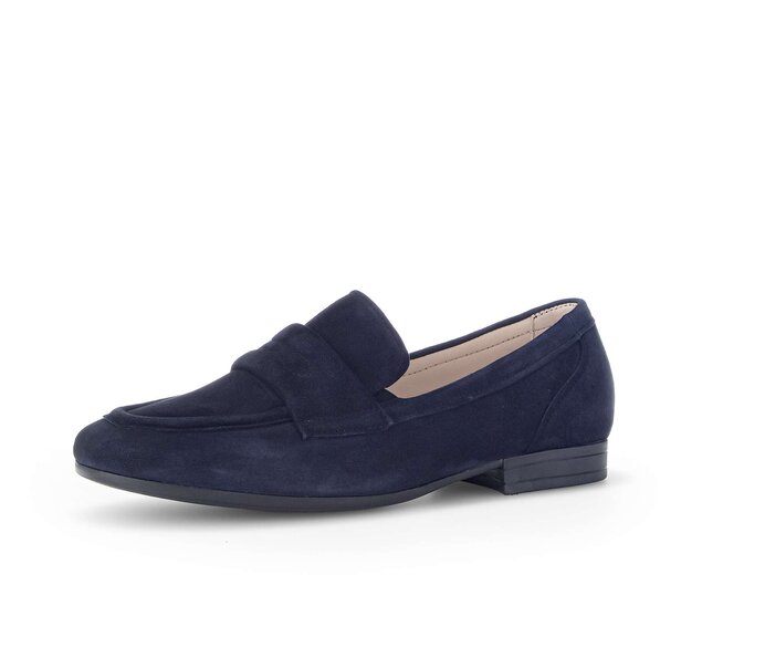 Gabor Slipper Blau - Rauleder