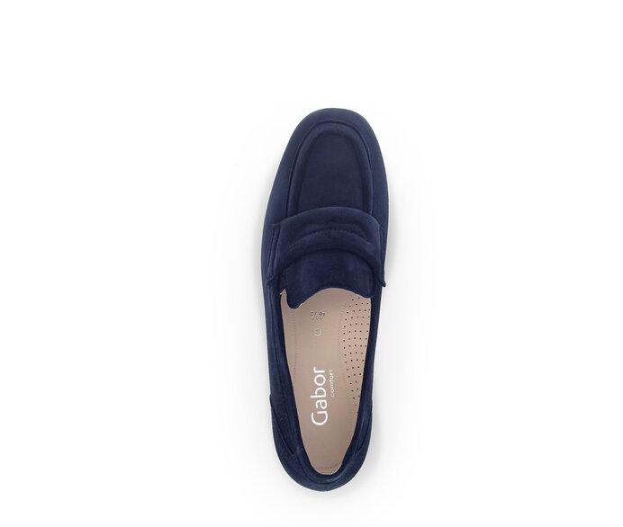Gabor Slipper Blau - Rauleder