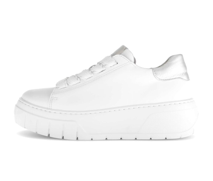 Gabor Sneaker Low Weiß - Glattleder