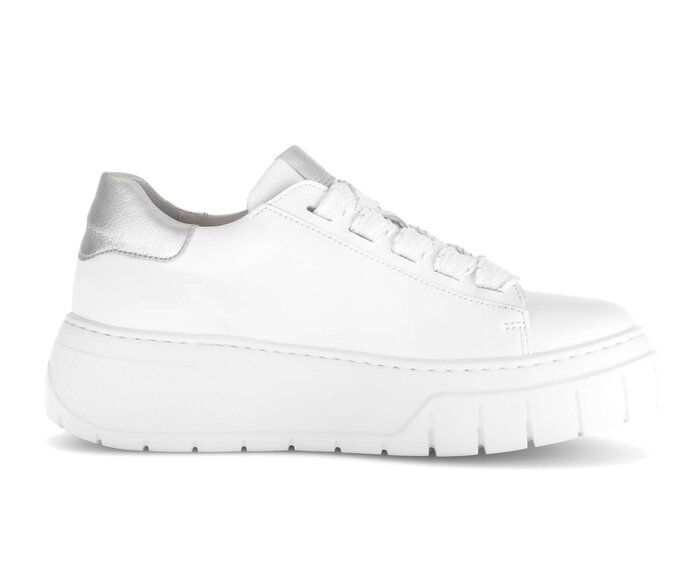 Gabor Sneaker Low Weiß - Glattleder