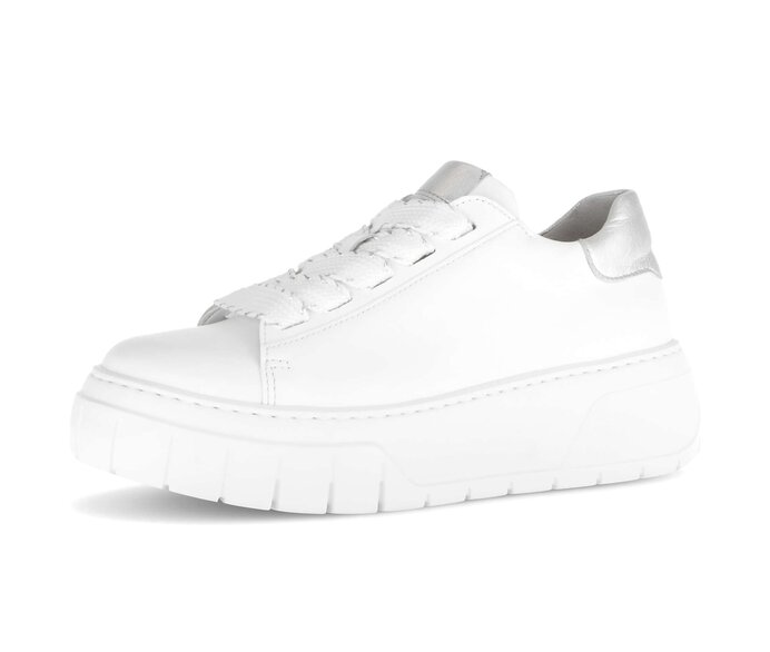 Gabor Sneaker Low Weiß - Glattleder