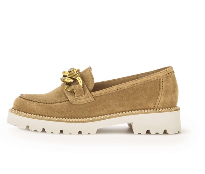 Gabor Loafer Braun - Rauleder