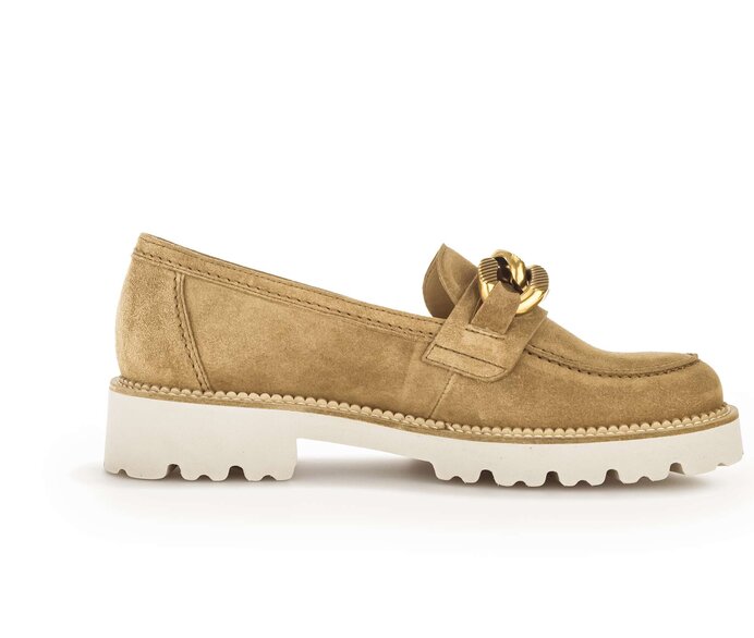 Gabor Loafer Braun - Rauleder
