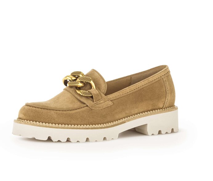 Gabor Loafer Braun - Rauleder