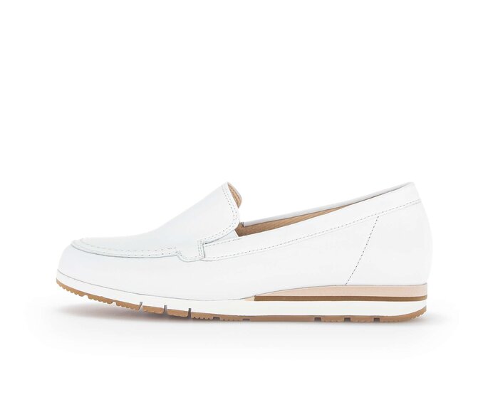 Gabor Slipper Weiß - Glattleder